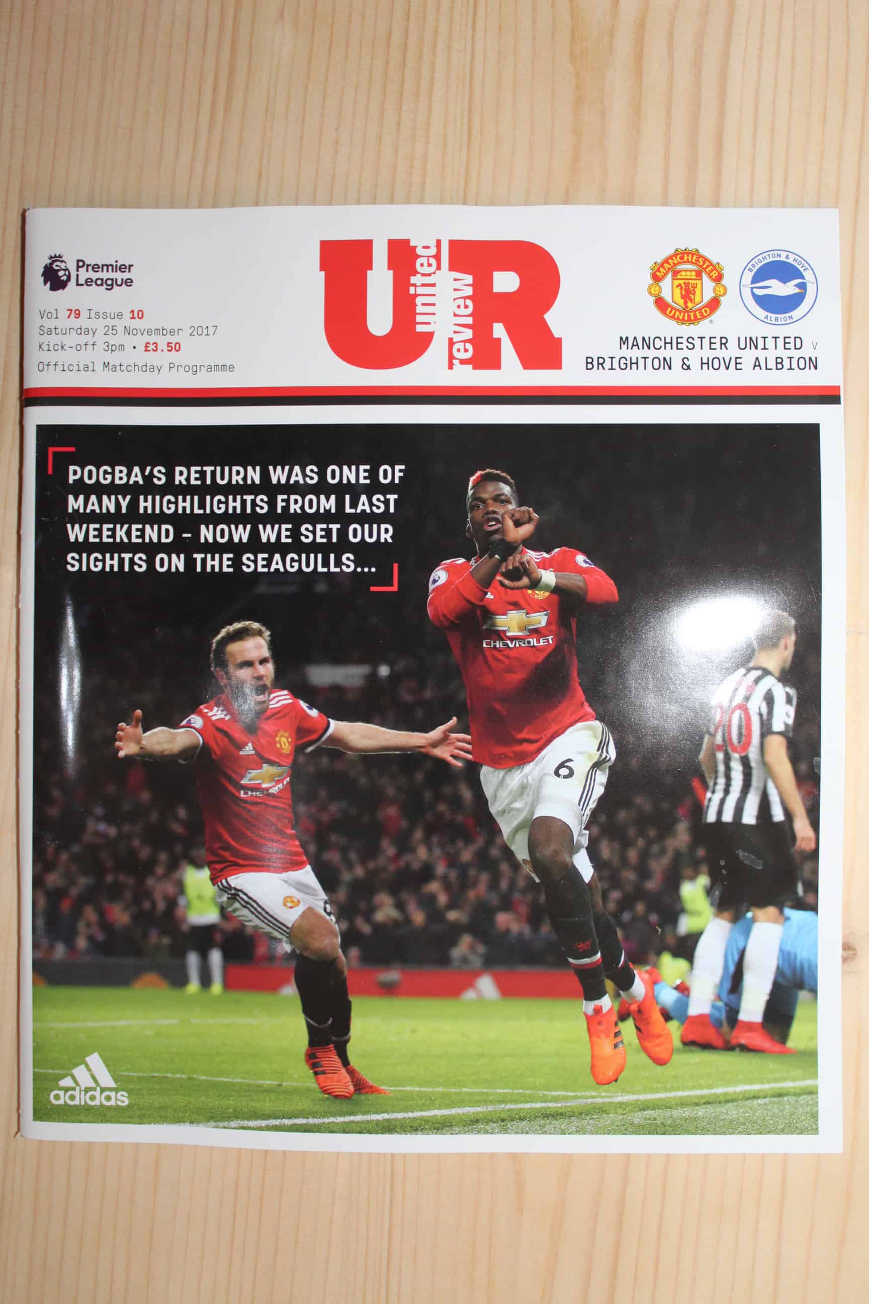 Manchester United FC v Brighton & Hove Albion FC